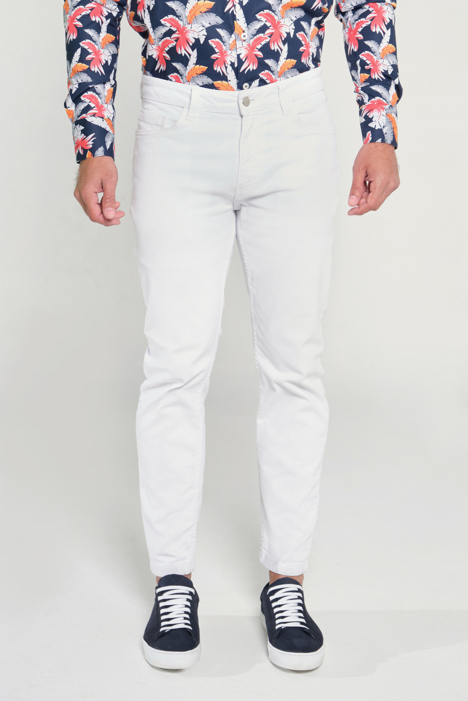 Pantalón Classic  Dril 5 Bolsillos Blanco