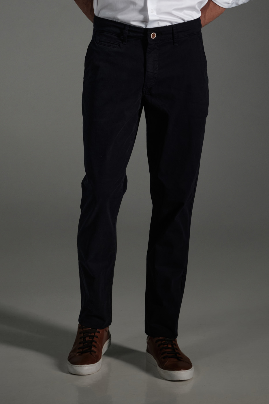 Pantalón Chino Classic Dril Azul Turqui