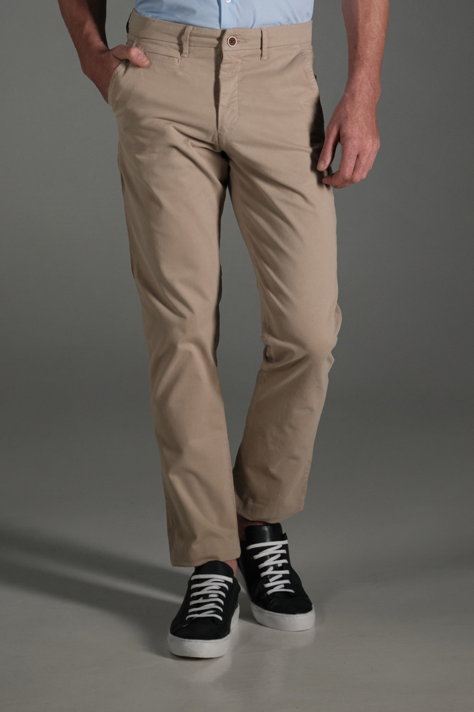 Pantalón Chino Slim Dril Beige