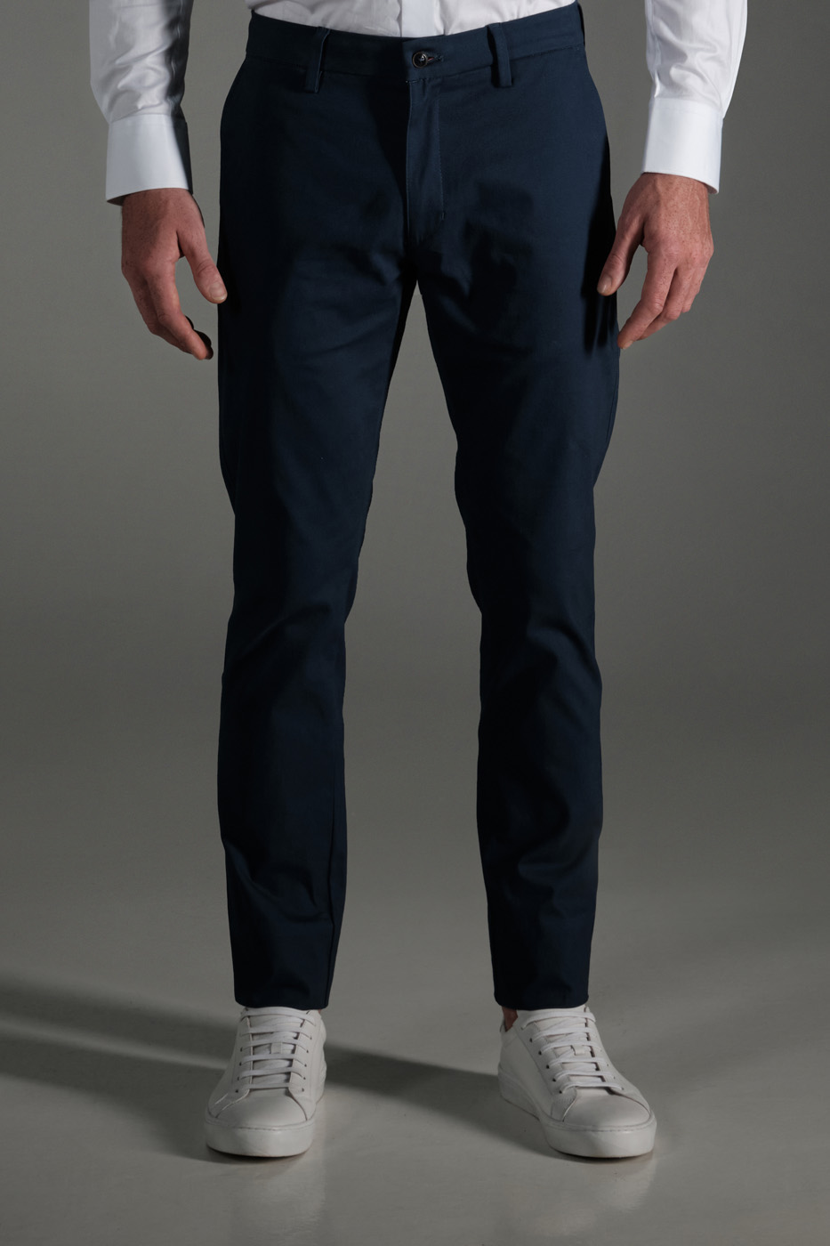 Pantalón Slim Dril Azul Turquí