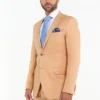 traje formal slim fit lino nuez