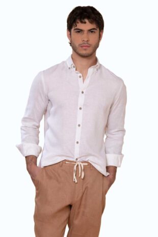Camisa Sirocco Lino Blanco