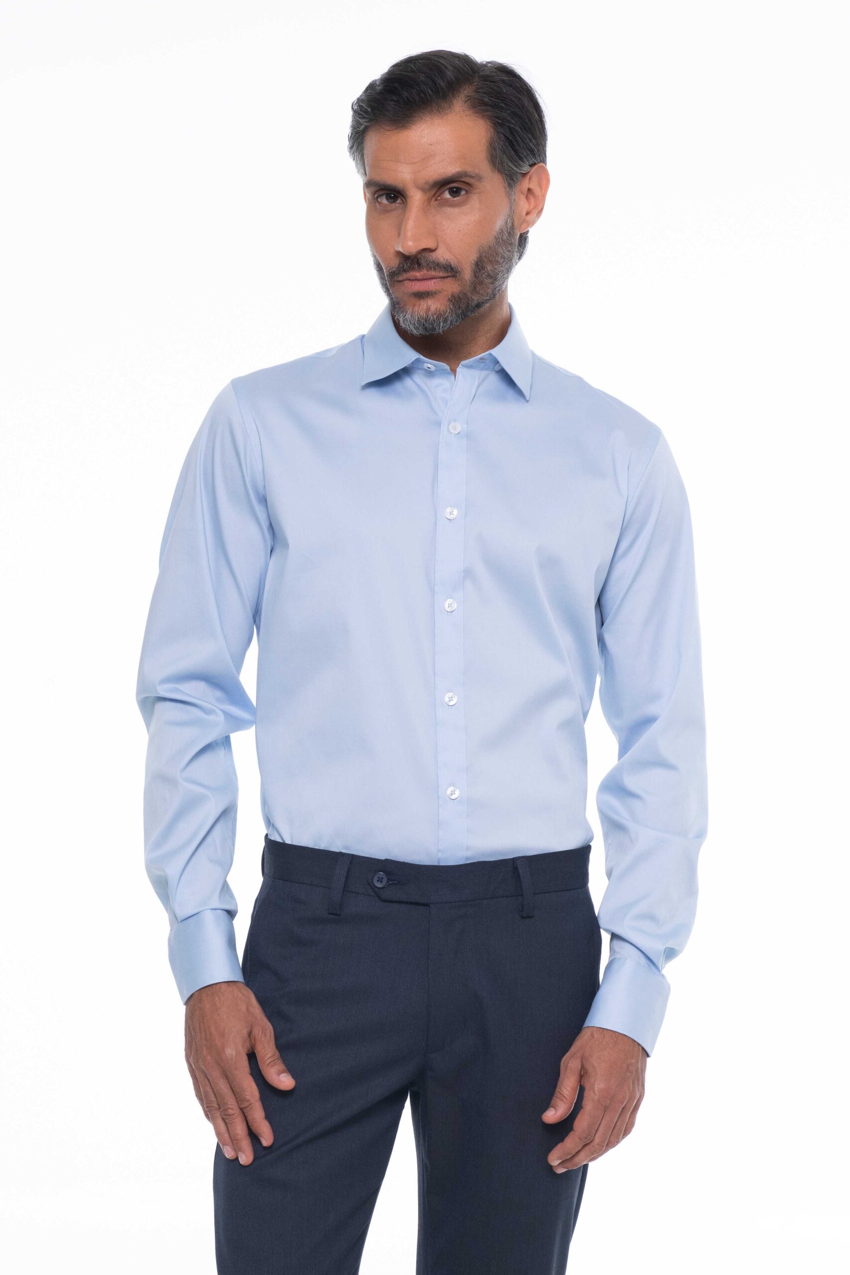 Camisa Monaco Azul Celeste