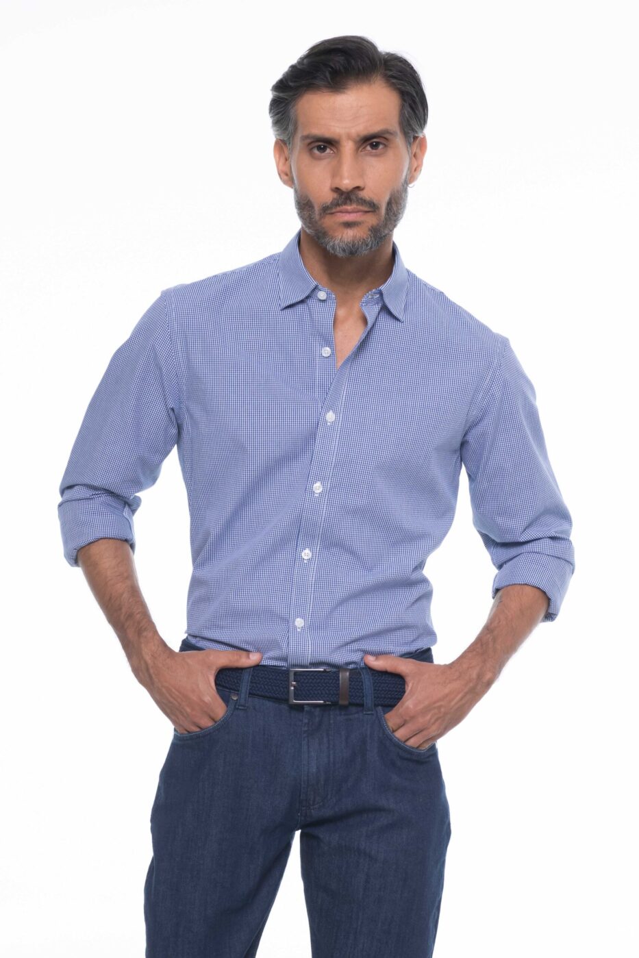Camisa Hombre 100% Algodón Classic Fit Button Under