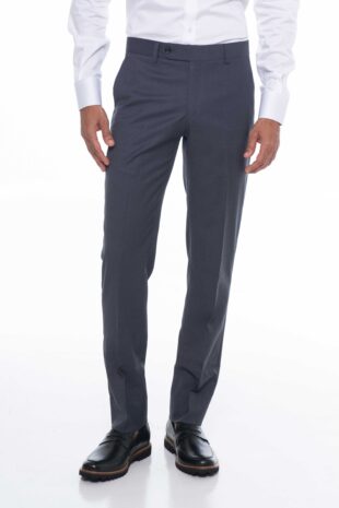 Traje para hombre en mezcla de lana. Chaqueta clásica y pantalón semi slim fit con elegancia y confort.