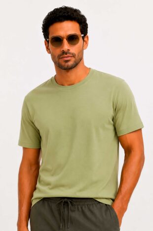 Camiseta 100% Algodón Pima Hoja Seca - M